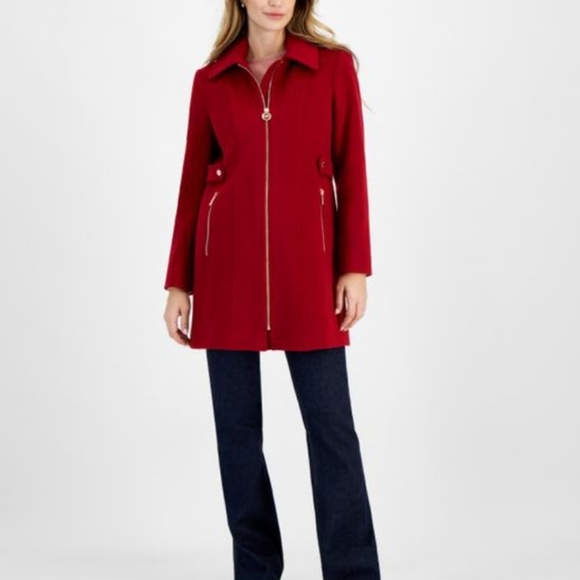 Michael Michael Kors zip front coat - Picture 1 of 7